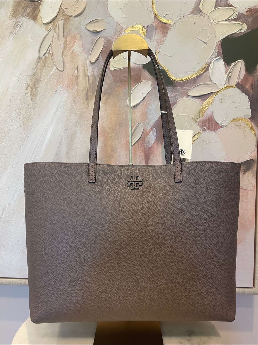 NWT Tory Burch McGraw Leather Tote